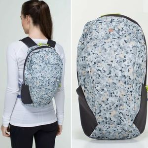 Rare Lululemon Run From Work Camouflage Print Backpack!